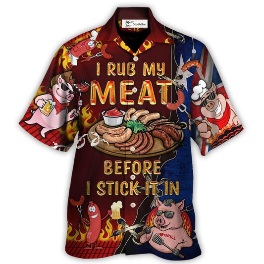 Food I Rub My Meat Australian - Hawaiian Shirt 