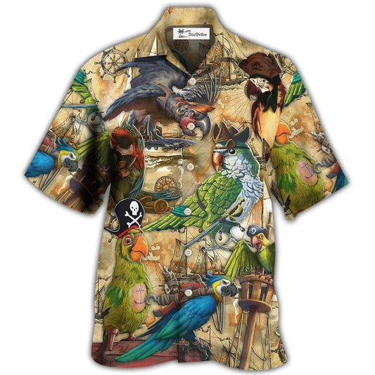 Hawaiian Shirt / Adults / S Parrot Pirates Life Vintage - Hawaiian Shirt 