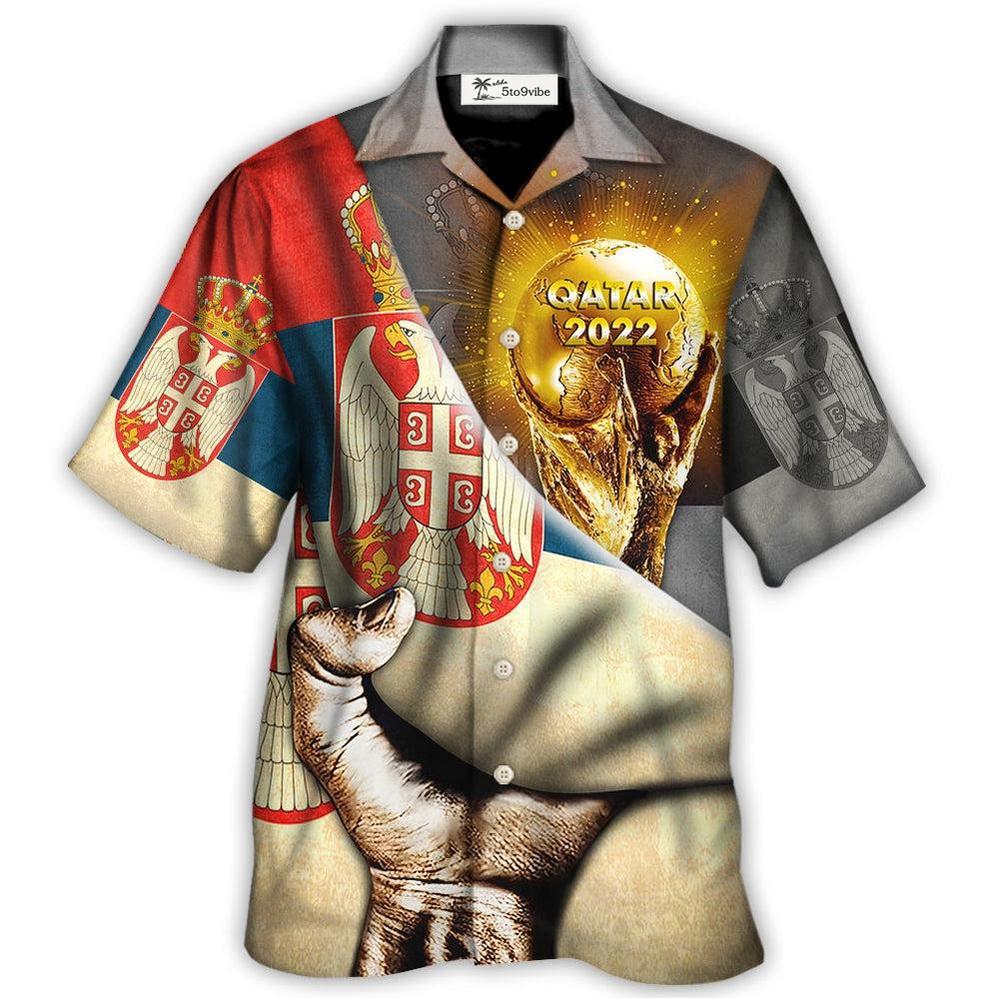 Hawaiian Shirt / Adults / S World Cup Qatar 2022 Serbia Will Be The Champion - Hawaiian Shirt 