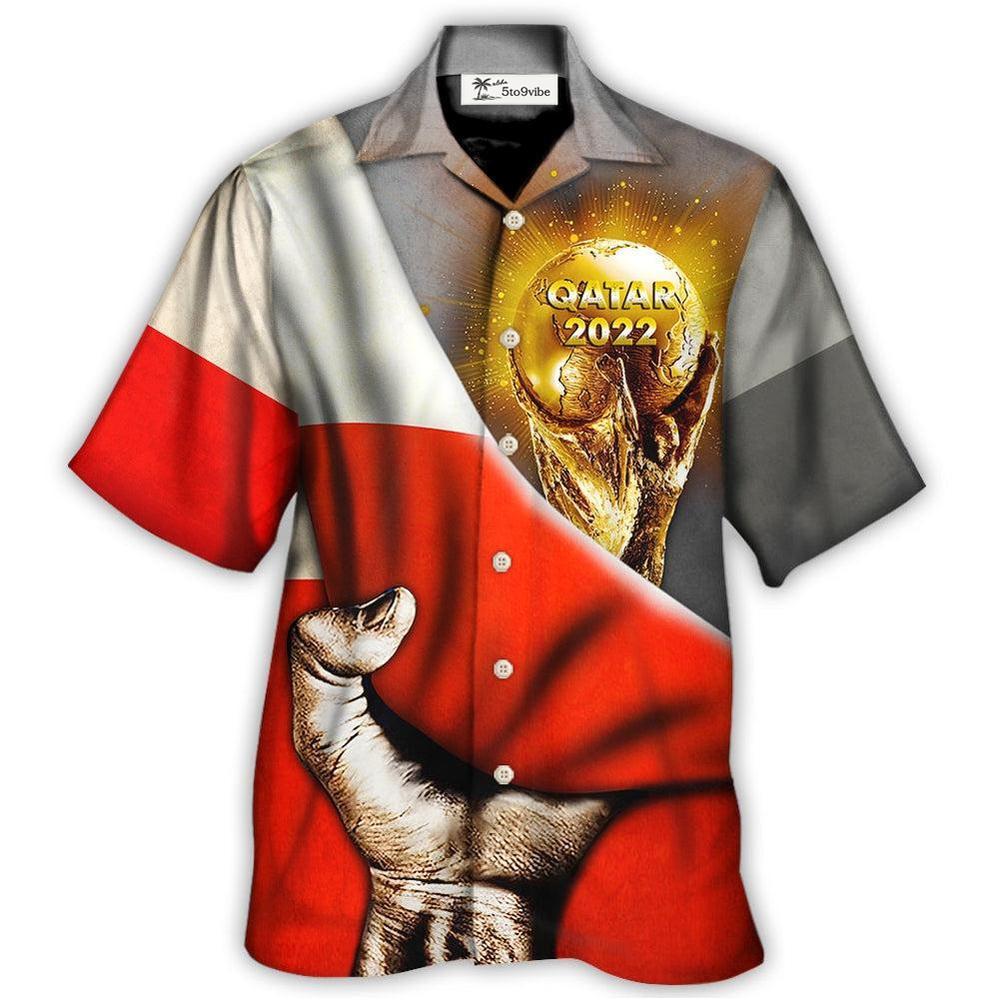 Hawaiian Shirt / Adults / S World Cup Qatar 2022 Poland Will Be The Champion - Hawaiian Shirt 