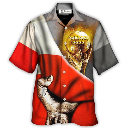 Hawaiian Shirt / Adults / S World Cup Qatar 2022 Poland Will Be The Champion - Hawaiian Shirt 