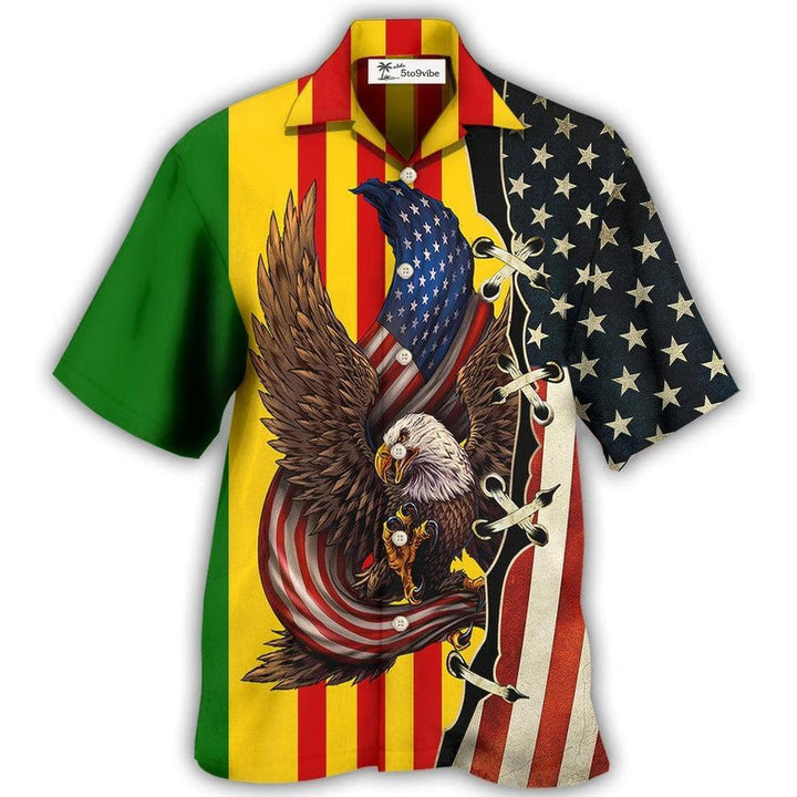 Hawaiian Shirt / Adults / S Veteran Vietnam Veteran Eagle Proud - Hawaiian Shirt 