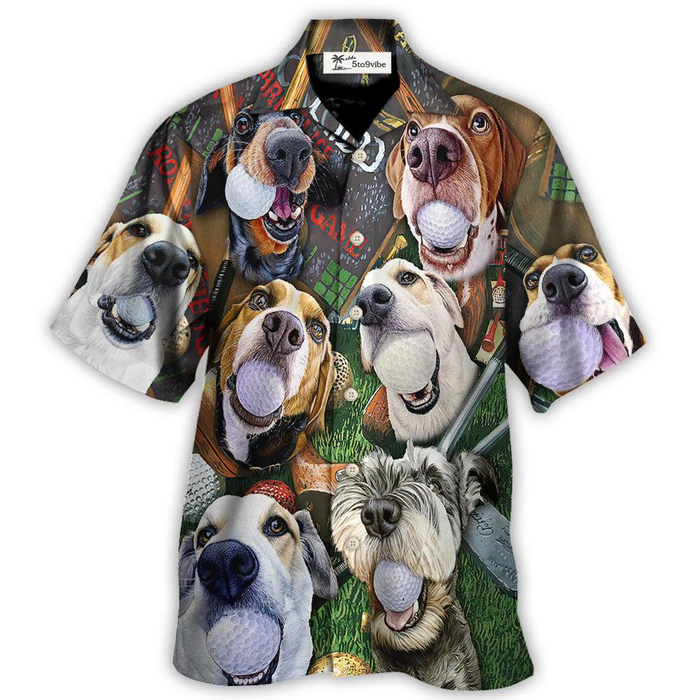 Hawaiian Shirt / Adults / S Golf Beach Sports Dog Beach Golf - Hawaiian Shirt 