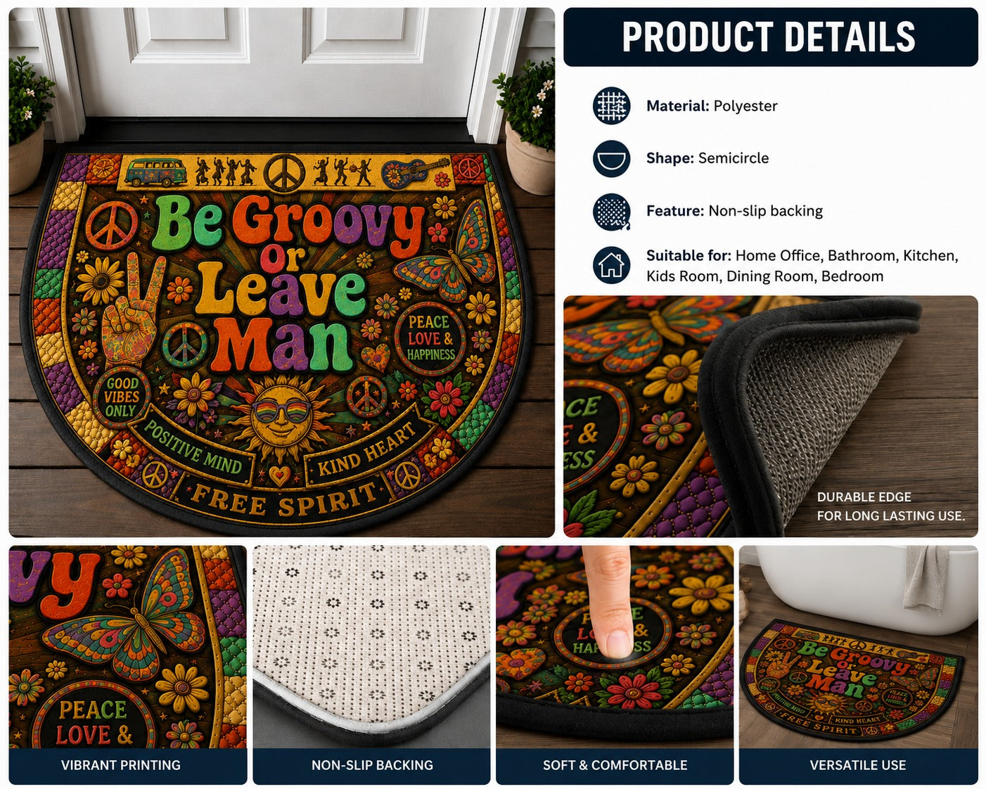 Alfombra personalizada de bienvenida premium de equipo de la MLB – Felpudo de béisbol personalizado