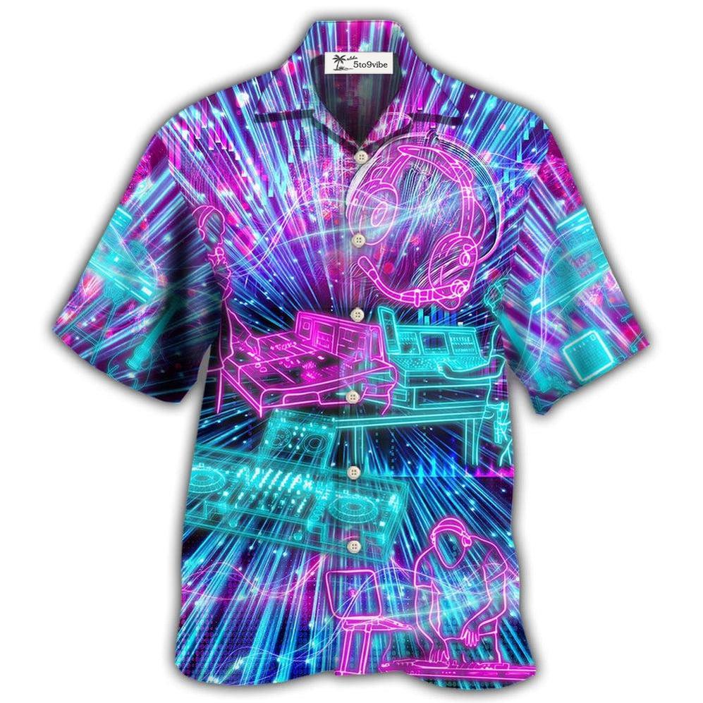 Hawaiian Shirt / Adults / S Audio Engineer Neon Style - Hawaiian Shirt 