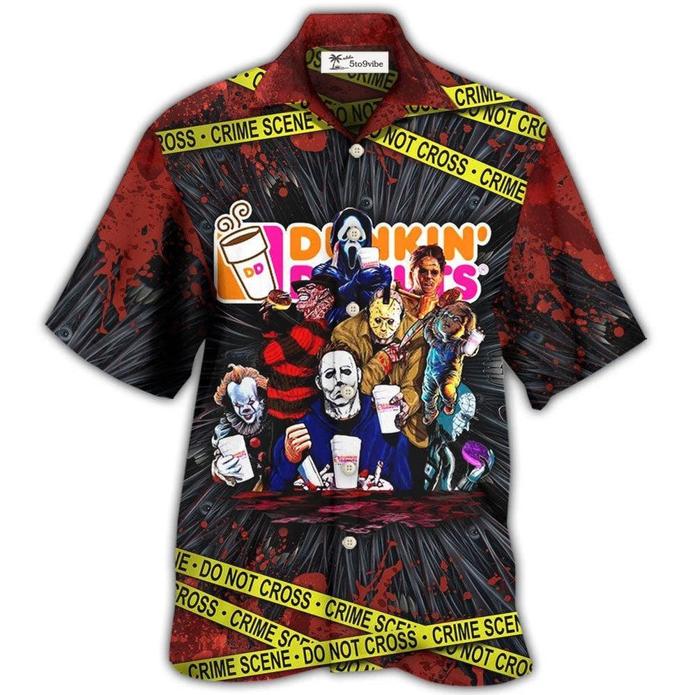 Hawaiian Shirt / Adults / S Horror Movie Characters Funny - Hawaiian Shirt 