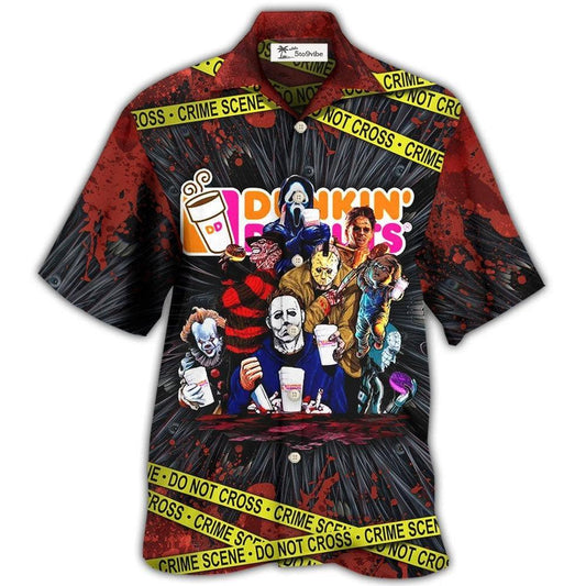 Hawaiian Shirt / Adults / S Horror Movie Characters Funny - Hawaiian Shirt 