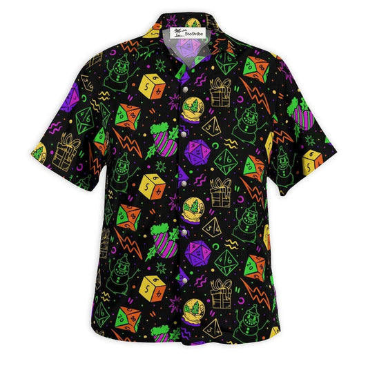 DnD Christmas DnD Dice Set - Hawaiian Shirt 