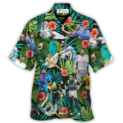 Cricket Sport Funny Play Amazing Tropical Art - Hawaiian Shirt 