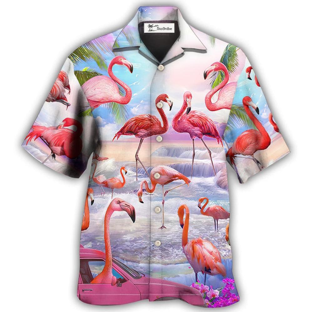 Hawaiian Shirt / Adults / S Flamingo In The Paradise Cool Style - Hawaiian Shirt 