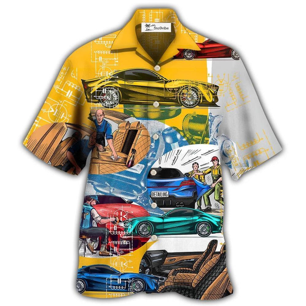 Hawaiian Shirt / Adults / S Car Auto Detailing Automobile Center - Hawaiian Shirt 