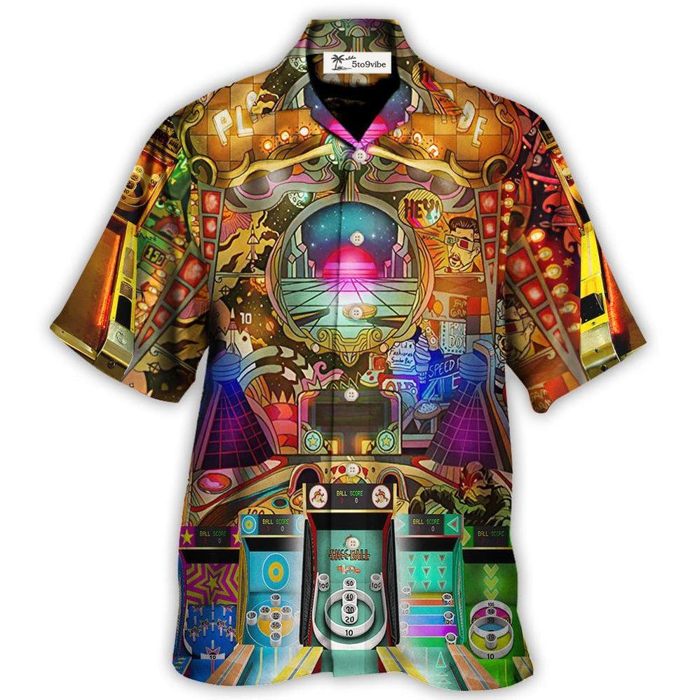 Hawaiian Shirt / Adults / S Skee Ball Ball Games Playland Arcade - Hawaiian Shirt 