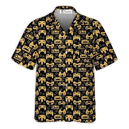 DnD Game Controller Black And Yellow Style - Hawaiian Shirt 