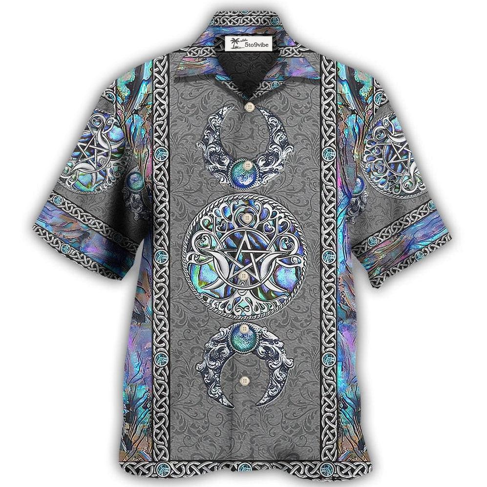 Hawaiian Shirt / Adults / S Wicca Mystery Spirit Triple Moon Witch - Hawaiian Shirt 