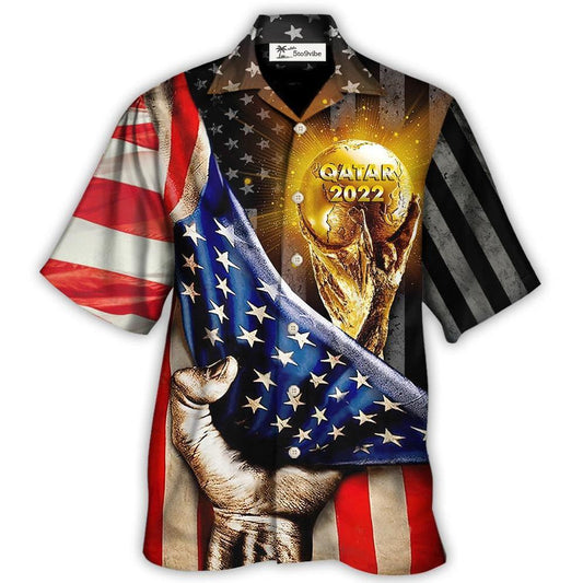 Hawaiian Shirt / Adults / S World Cup Qatar 2022 USA Will Be The Champion - Hawaiian Shirt 
