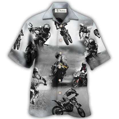 Hawaiian Shirt / Adults / S Motorcycle Sometimes I Look Back - Hawaiian Shirt 