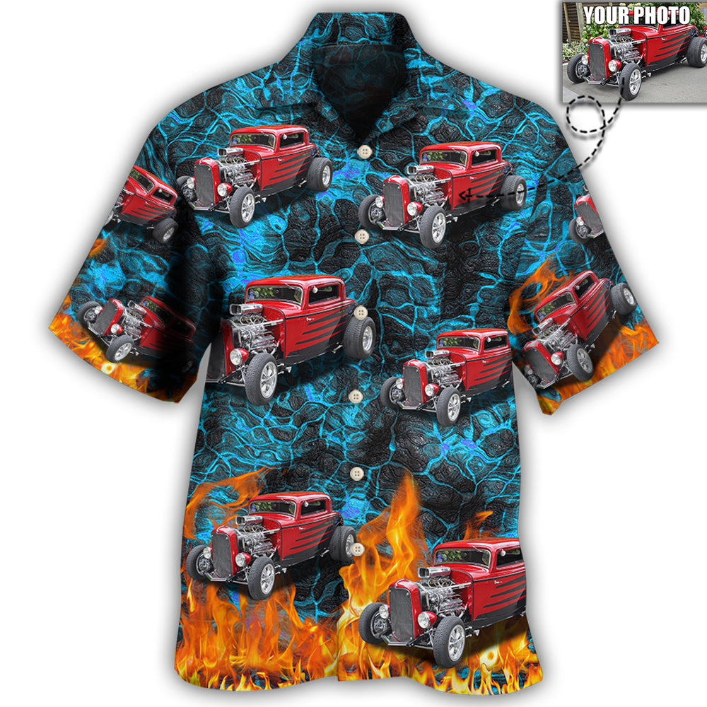 3 / Adults / S Hot Rod Various Style Custom Photo - Hawaiian Shirt 