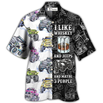 Hawaiian Shirt / Adults / S Jeep I Like Whiskey And Jeeps - Hawaiian Shirt 