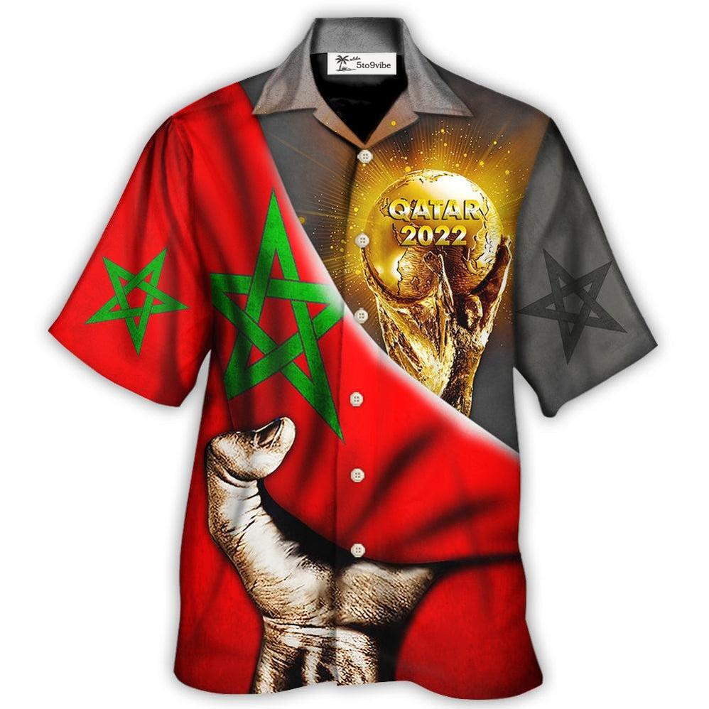 Hawaiian Shirt / Adults / S World Cup Qatar 2022 Morocco Will Be The Champion - Hawaiian Shirt 