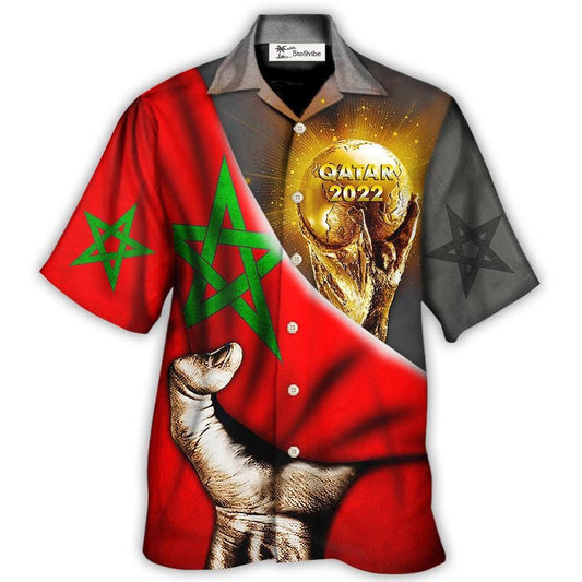 Hawaiian Shirt / Adults / S World Cup Qatar 2022 Morocco Will Be The Champion - Hawaiian Shirt 
