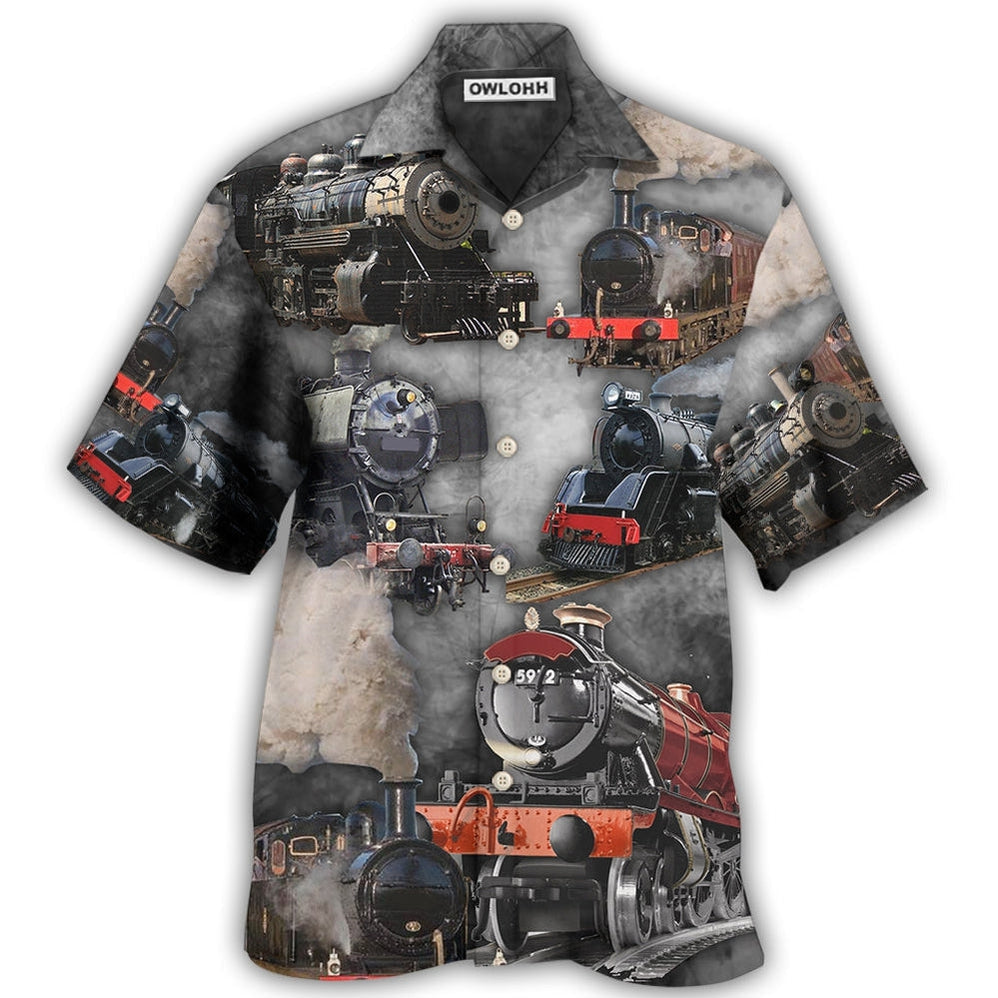 Hawaiian Shirt / Adults / S Train Going To A Mysterious Land - Hawaiian Shirt 