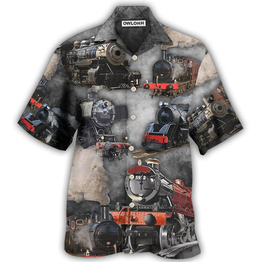 Hawaiian Shirt / Adults / S Train Going To A Mysterious Land - Hawaiian Shirt 
