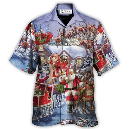 Christmas Santa Claus Comes Tonight - Hawaiian Shirt 