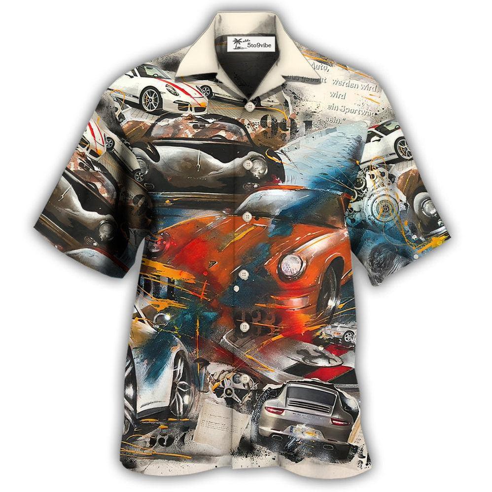 Hawaiian Shirt / Adults / S Car Racing Leading The Race - Hawaiian Shirt 