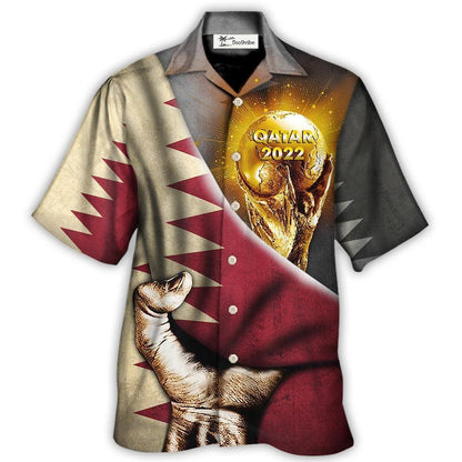 Hawaiian Shirt / Adults / S World Cup Qatar 2022 Qatar Will Be The Champion - Hawaiian Shirt 
