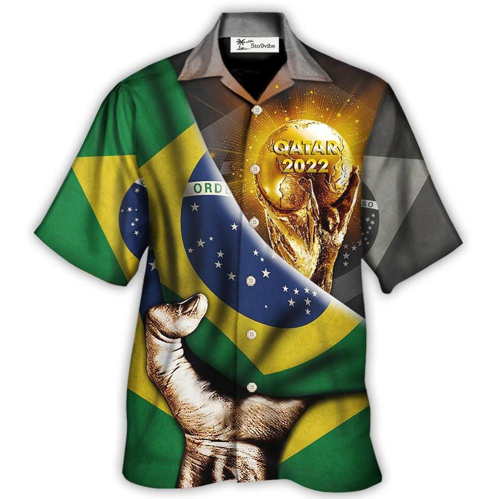 Hawaiian Shirt / Adults / S World Cup Qatar 2022 Brazil Will Be The Champion - Hawaiian Shirt 
