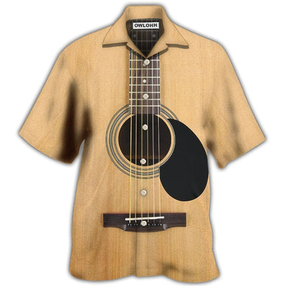 Hawaiian Shirt / Adults / S Guitar I Pet Dog I Play Guitar I Know Things - Hawaiian Shirt 