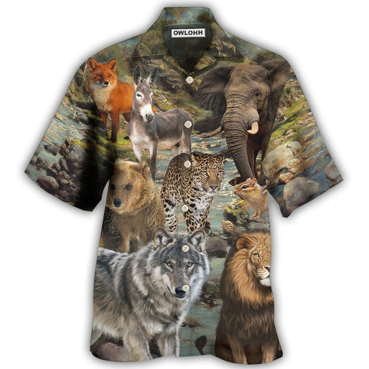 Hawaiian Shirt / Adults / S Animals The Beauty Of Animals - Hawaiian Shirt 