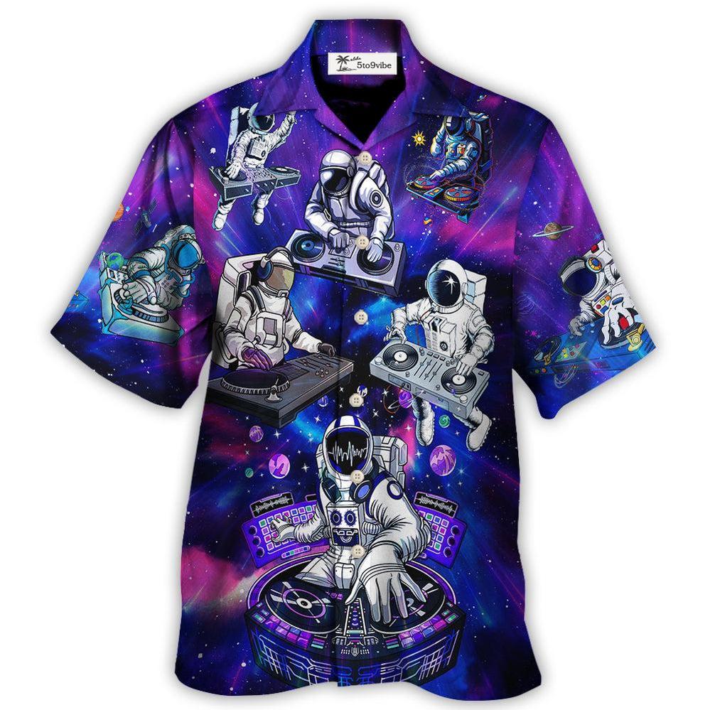Hawaiian Shirt / Adults / S DJ Astronaut Live On Stage Galaxy - Hawaiian Shirt 