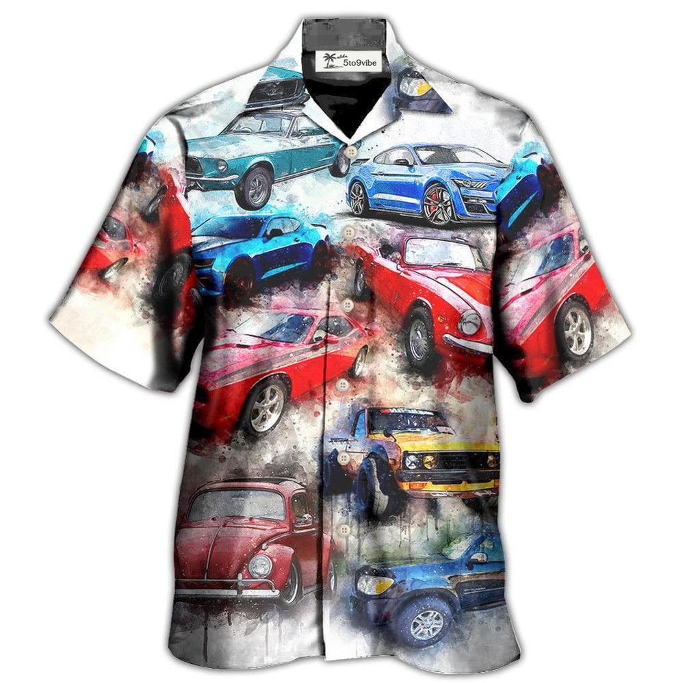 Hawaiian Shirt / Adults / S Car Classic Portrait For Car Lovers - Hawaiian Shirt 