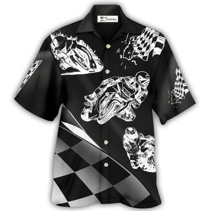 Hawaiian Shirt / Adults / S Racing I Like Dogs - Hawaiian Shirt 