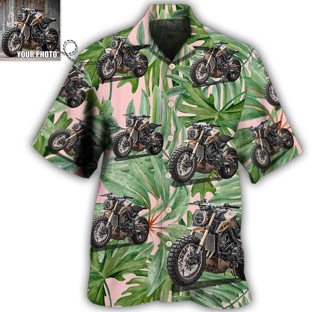 7 / Adults / S Motorcycle My Sweet Lover Custom Photo - Hawaiian Shirt 
