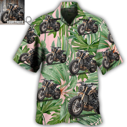 7 / Adults / S Motorcycle My Sweet Lover Custom Photo - Hawaiian Shirt 