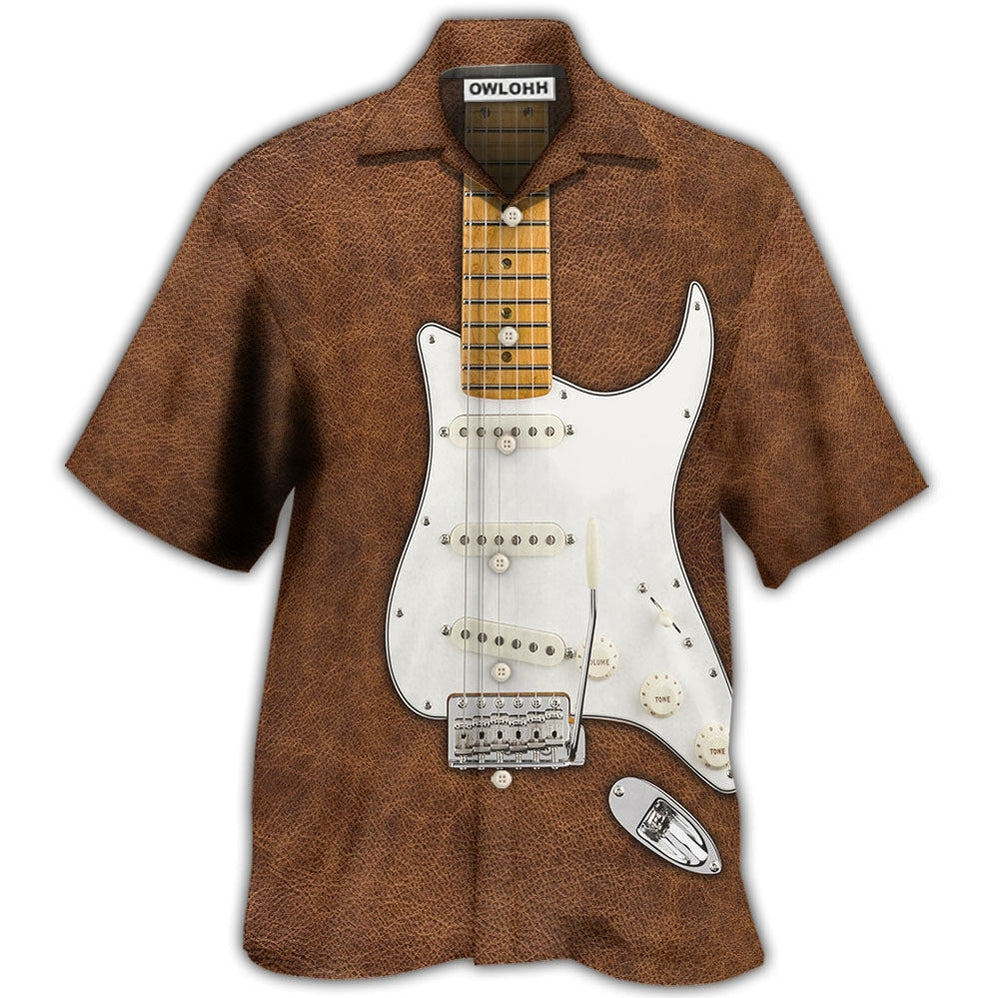 Hawaiian Shirt / Adults / S Guitar That's What I Do I Pet Cats - Hawaiian Shirt 