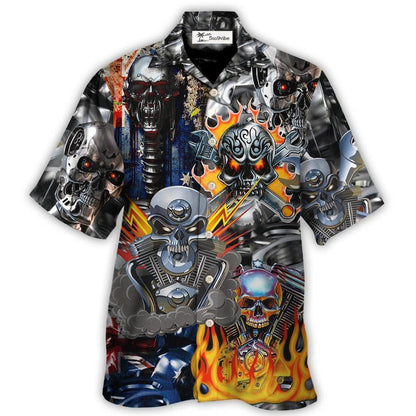 Skull Engine Piston Don't Fix Me Australia - Hawaiian Shirt 