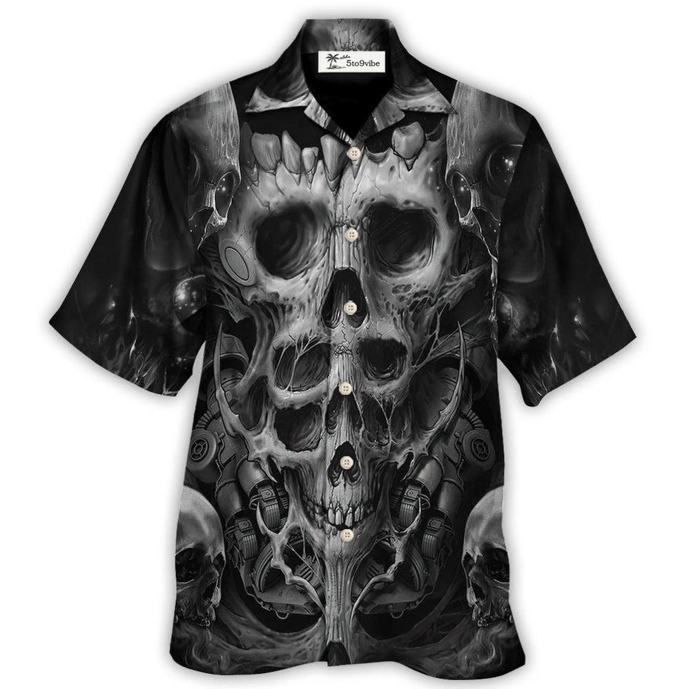 Hawaiian Shirt / Adults / S Skull Dark Inner Demons - Hawaiian Shirt 