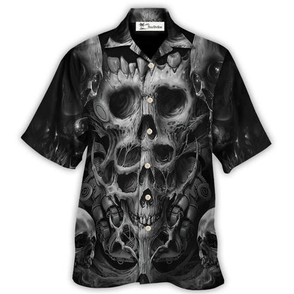 Hawaiian Shirt / Adults / S Skull Dark Inner Demons - Hawaiian Shirt 
