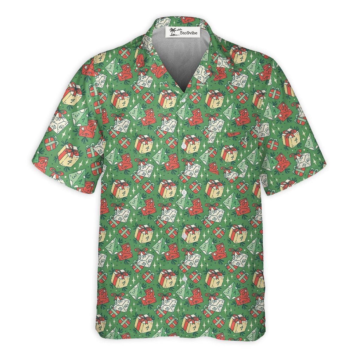 DnD Dice Gift Pattern Small - Hawaiian Shirt 