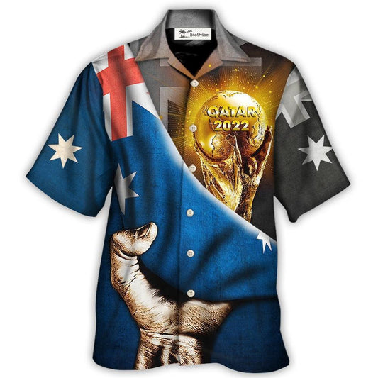 Hawaiian Shirt / Adults / S World Cup Qatar 2022 Australia Will Be The Champion - Hawaiian Shirt 