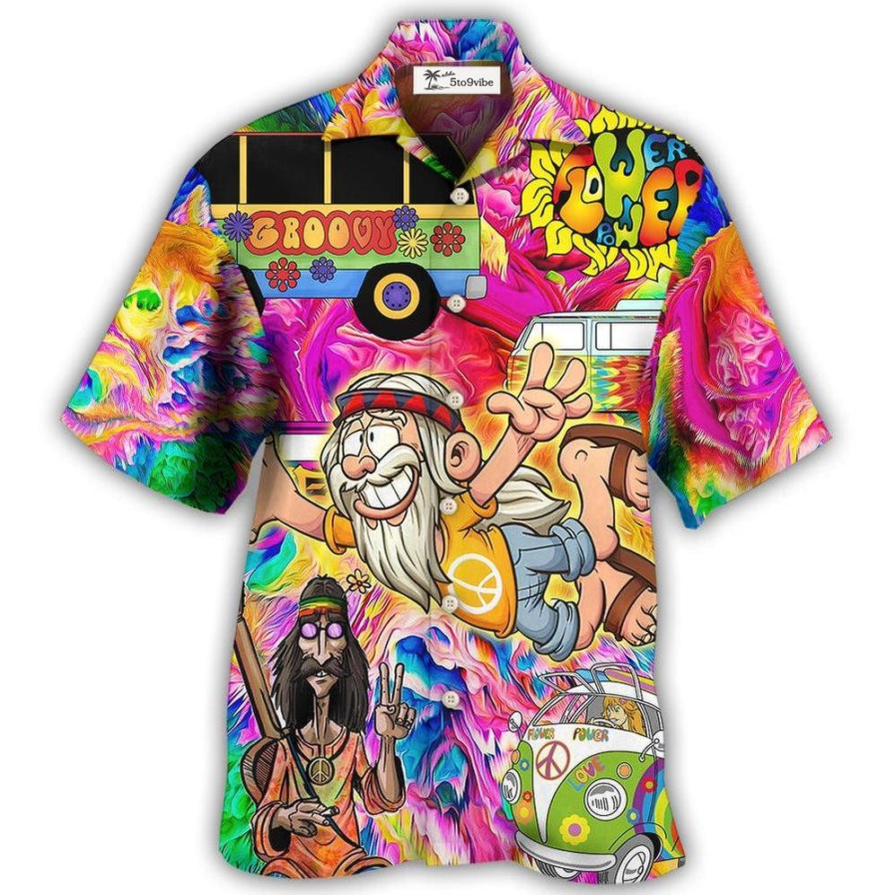 Hawaiian Shirt / Adults / S Hippie I'm Not Old I'm Vintage - Hawaiian Shirt 