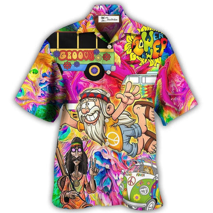 Hawaiian Shirt / Adults / S Hippie I'm Not Old I'm Vintage - Hawaiian Shirt 