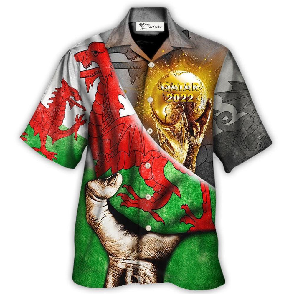 Hawaiian Shirt / Adults / S World Cup Qatar 2022 Wales Will Be The Champion - Hawaiian Shirt 