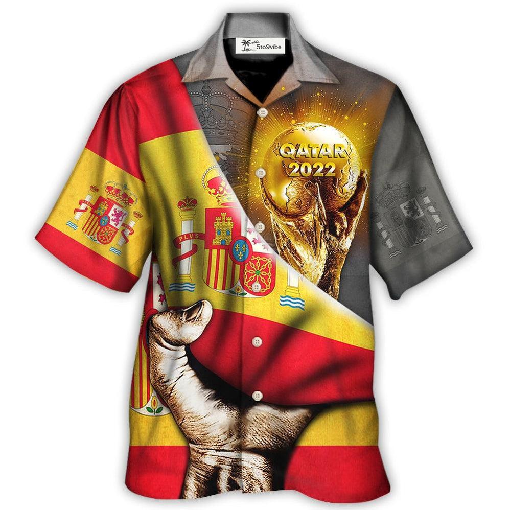 Hawaiian Shirt / Adults / S World Cup Qatar 2022 Spain Will Be The Champion - Hawaiian Shirt 