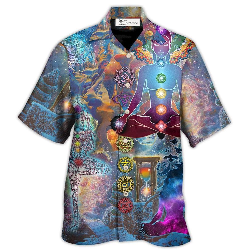 Hawaiian Shirt / Adults / S Yoga Galaxy Peace Your Soul - Hawaiian Shirt 