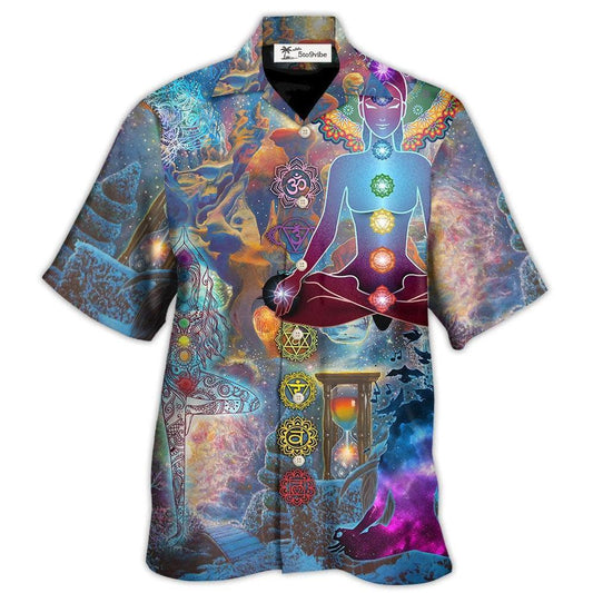 Hawaiian Shirt / Adults / S Yoga Galaxy Peace Your Soul - Hawaiian Shirt 