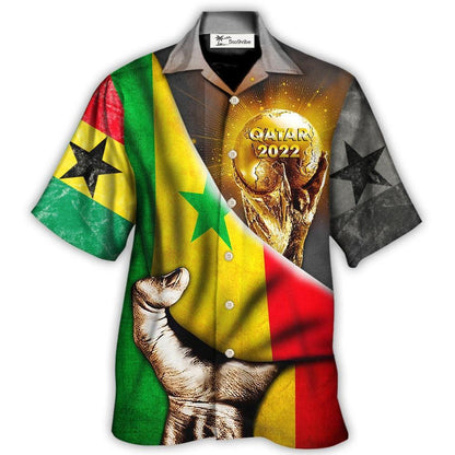 Hawaiian Shirt / Adults / S World Cup Qatar 2022 Senegal Will Be The Champion - Hawaiian Shirt 